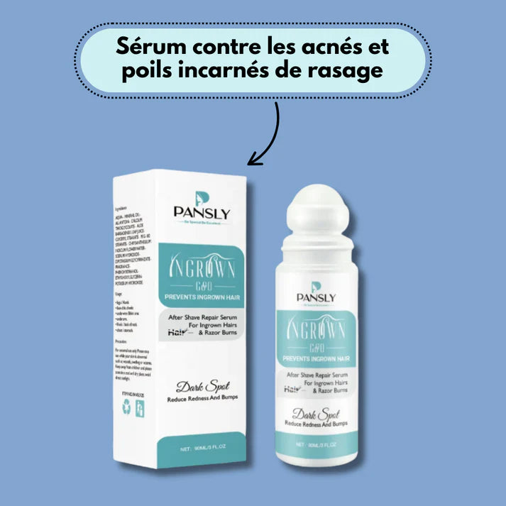 SERUM CONTRE LES ACNES ET LES POILES INCARNE APRES RASAGE ( Pansly )