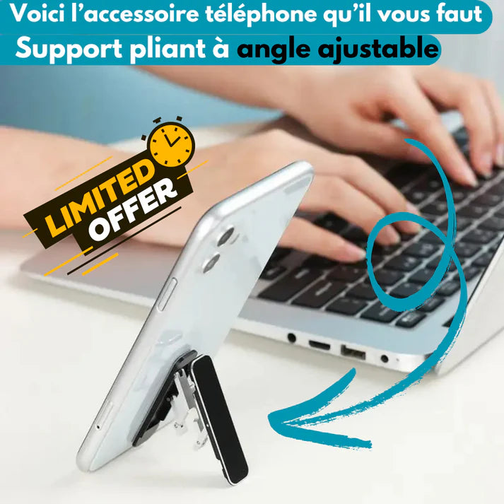 SUPPORT DE TELEPHONE PLIANTE ULTRAT-COMPACT