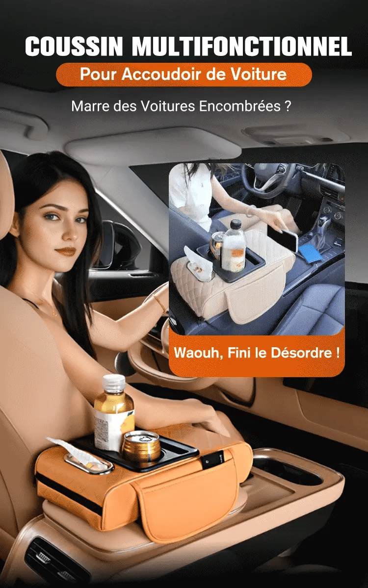 🚗Coussin d'accoudoir multifonctionnel pour voiture